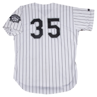 1993 Frank Thomas Game Used & Signed Chicago White Sox Home Jersey - MVP Season! (Beckett)